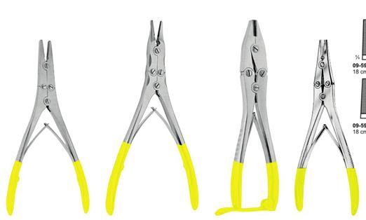 Kleszcze do cięcia drutu, Kleszcze do ekstrakcji Drahtschneidezangen, Zangen für Drahtentfernung Wire Cutters, Extraction pliers 09-592 09-593 09-588 09-589 kleszcze ekstrakcyjne /Extraktionszangen