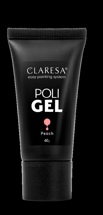 POLI GEL Poli Gel Poli Gel Claresa jest nowym produktem na rynku, który łączy właściwości żelu i akrylu w jednym produkcie.