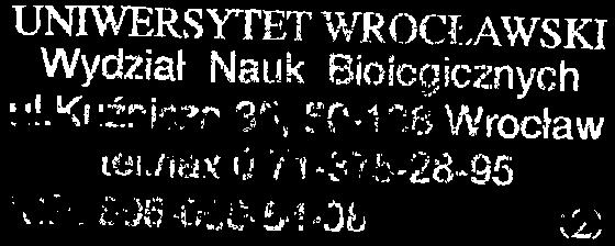 . Bioogia człowieka Human bioo" Chemia da bioogów Chemistry for bioooists Bioogia komórki zwierzęcej Anima cei bioo Fizyka z eementami biofizyki Ph sics with eements of bio h sics