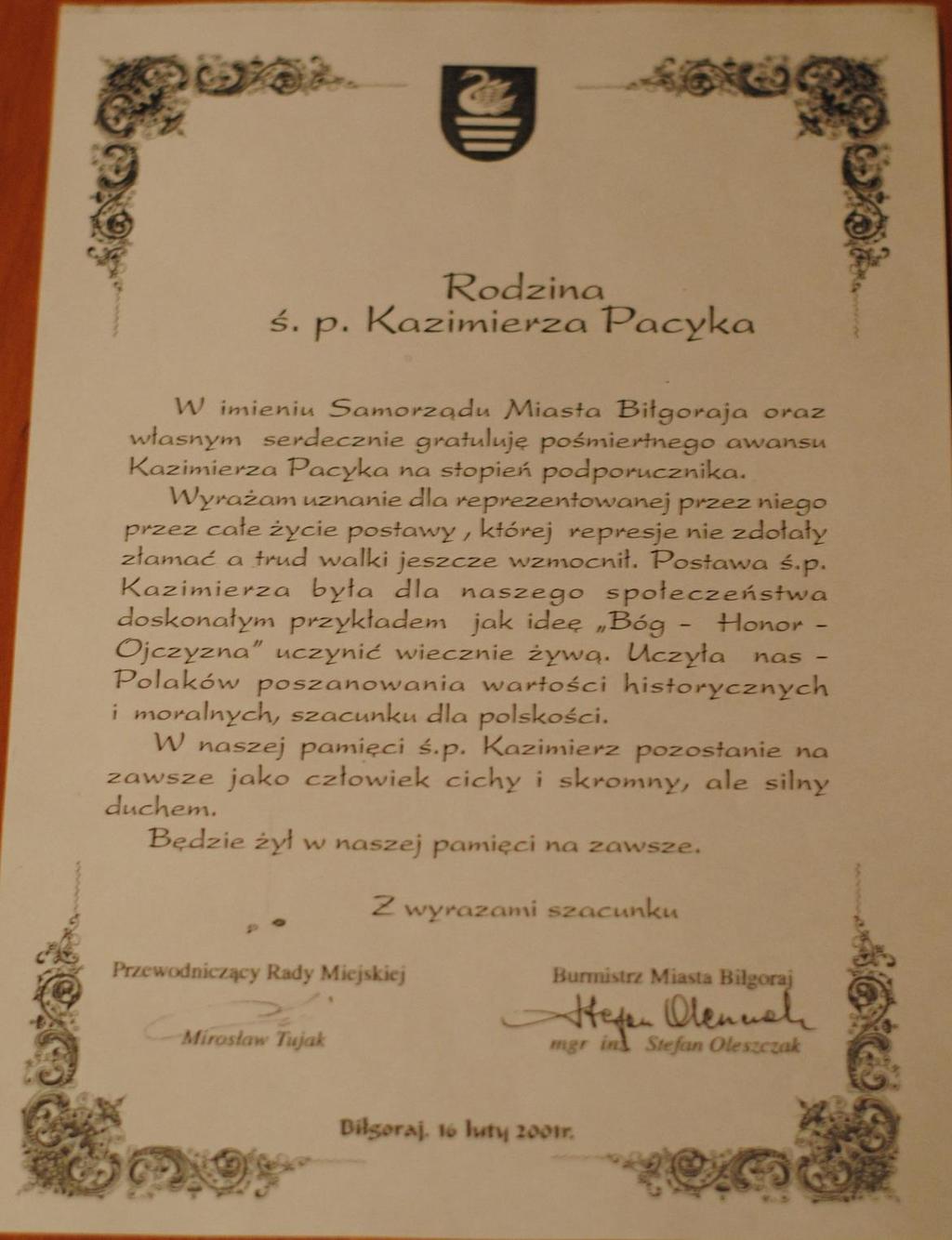 KAZIMIERZ PACYK