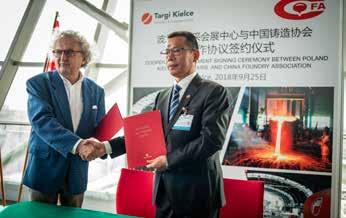 60 Światowa branża odlewnicza spotkała się w Kielcach Podczas tegorocznej edycji targów (METAL, ALUMIIUM & OERMET, RECYKLIG i HEAT TREATMET) w Targach Kielce, na powierzchni blisko 10.