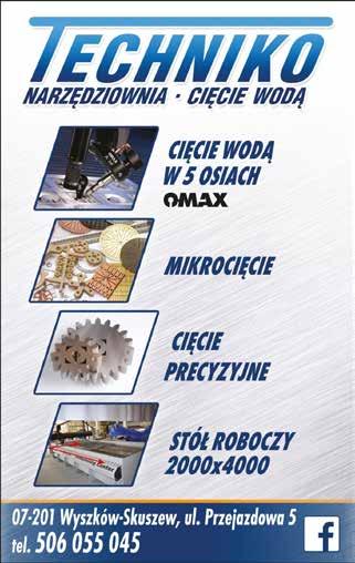 W wydaniu 5/2018 są to frezarki CC (raport publikowany na kolejnych stronach) oraz maszyny używane. rezarki posiada praktycz każda narzędziownia.