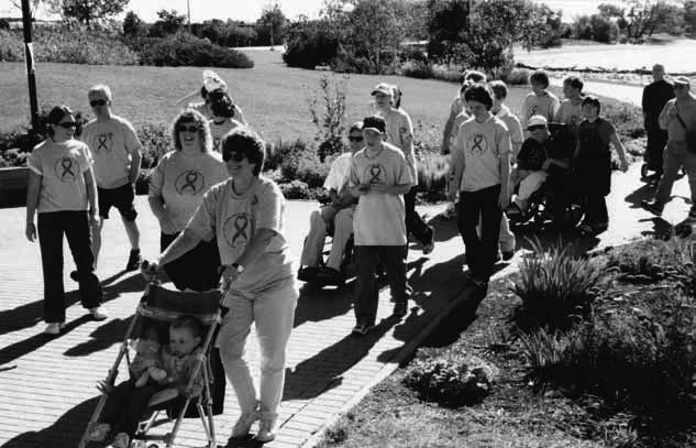 Besides making a wish every month, Patrick and I would participate in AIDS awareness walks because we wanted to help