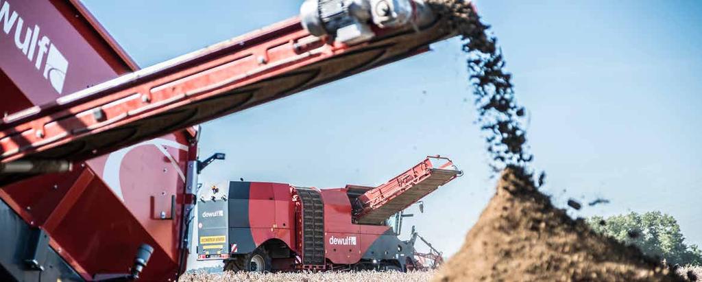 WIĘKSZA ILOŚĆ PRODUKTU NETTO W CIĘŻARÓWCE Dzięki maszynie Field Loader przedsiębiorstwa uprawowe mogą w znaczny sposób zredukować ilość gleby i odpadów, jaka towarzyszy produktom w trakcie ich