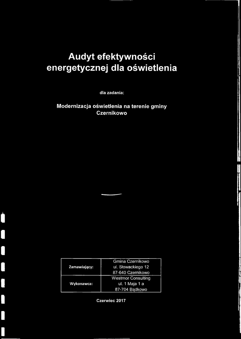 oświetlenia na terenie gminy Czernikowo Zam aw