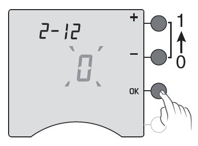 Parametr 2-12 (tylko TYBOX 237) Aktywacja funkcji związanych ze współpracą sterownika z przekaźnikiem telefonicznym Tydom 310: 2-12 Funkcja współpracy z