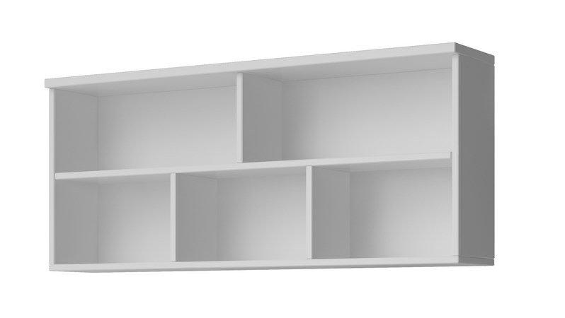 Półka wisząca: WYKONANIE Płyta Laminowana Grubość płyty 16 mm Krawędzie z obrzeżem ABS Produkt