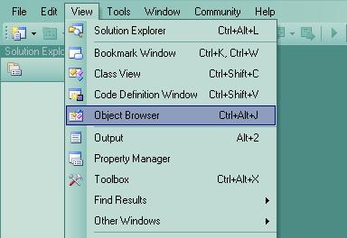 DODAWANIE KONTROLKI DO ZBIORU OBIEKTÓW (ŚRODOWISKO PROGRAMISTYCZNE FIRMY MICROSOFT) Otwieramy podokno Object
