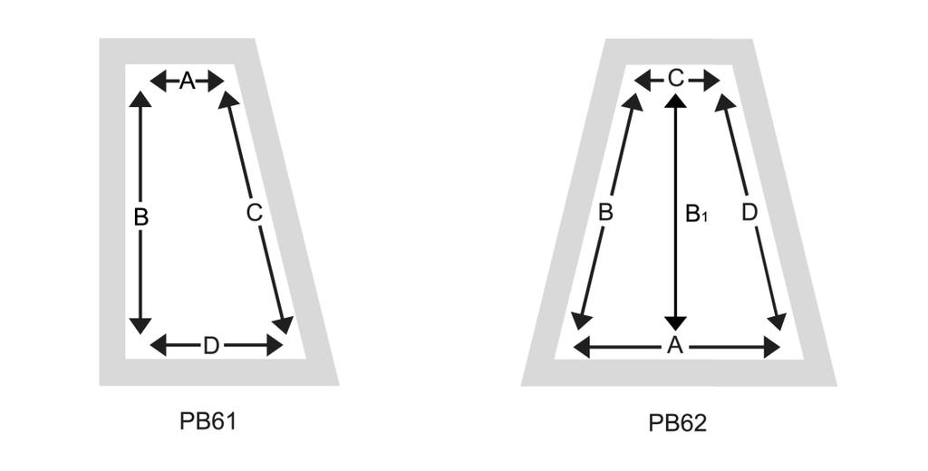 Modele: PB 61, PB 62 Schemat