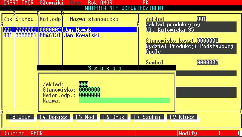2 - Tryb szukania materialnie odpowiedzialnego.