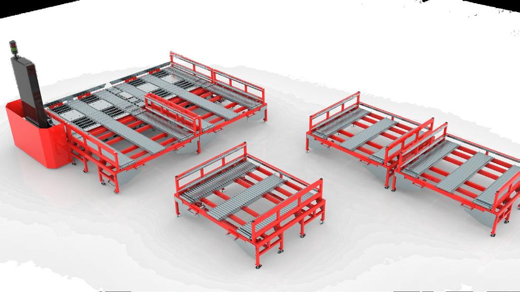 DIFFERENT TYPES OF WORKING STATIONS EFS has different variants of working stations cooperating with a platforms one, two and four fields versions.