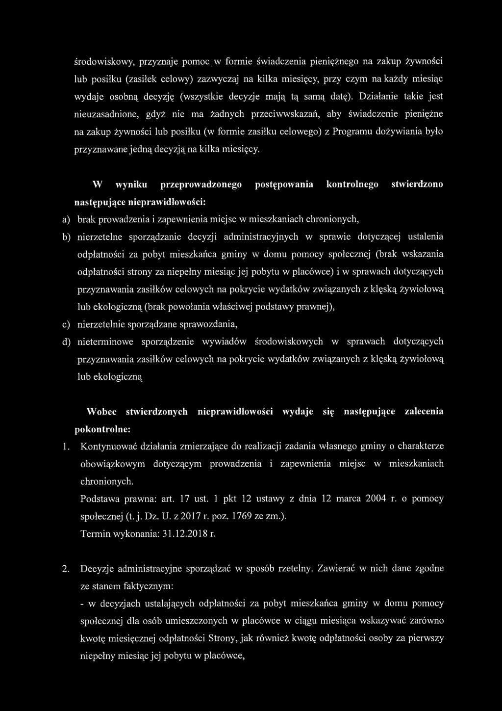 Działanie takie jest nieuzasadnione, gdyż nie ma żadnych przeciwwskazań, aby świadczenie pieniężne na zakup żywności lub posiłku (w formie zasiłku celowego) z Programu dożywiania było przyznawane