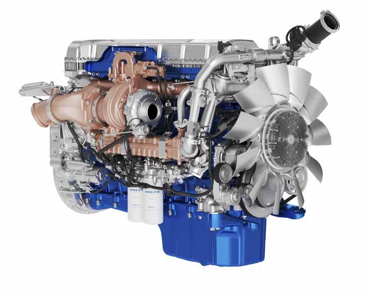 Silnik Volvo D13TC Mocny i jednocześnie oszczędny Sercem Volvo FH I-Save jest nowy, najnowocześniejszy 13-litrowy silnik z technologią Turbo Compound.