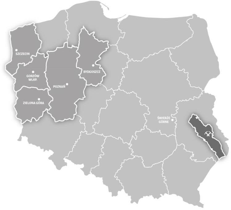 Wydobycie Obszar dystrybucyjny ENEA Operator Lubelskie Zagłębie Węglowe LW Bogdanka jest jednym z liderów rynku producentów węgla kamiennego w Polsce, wyróżniających się na tle branży pod względem