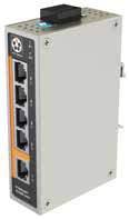 Bezpieczna transmisja w czasie burzy Redundantne zasilanie: 24 V DC Wstrząs IEC 60068-2-27 Swobodny upadek IEC60068-2-32 Drgania IEC 60068-2-6 ETHERLINE ACCESS U05T/U08T Przełącznik niezarządzalny do