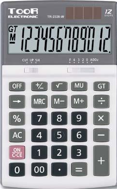 KALKULATOR BIUROWY TR-2296T klawisz ustalenia stopy podatkowej wodoodporny rozmiar: 18x106x3 mm DESK CALCULATOR