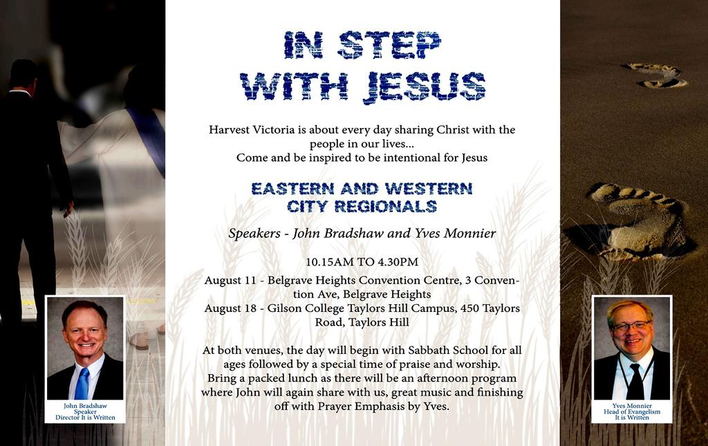 church life Agape with Jesus Young Adult Weekend Saturday 4 August Disciples at the table with Jesus @ 11:00am Speaker: Trent Martin Soup n Buns after church service.