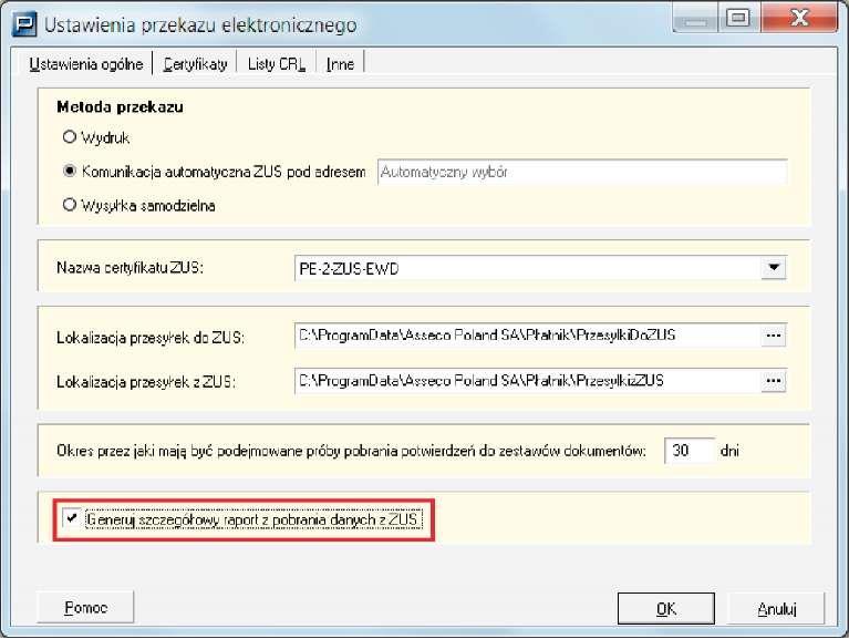 zus.pl 2.2. Nazwa certyfikatu ZUS: PE-2-ZUS-EWD. 2.3. Podświetl w zakładce Certyfikaty aktualny certyfikat kwalifikowany do podpisu elektronicznego. 2.4.