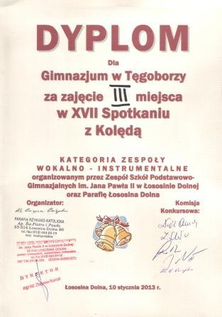 UCZNIOWIE WYRÓŻNIENI Klasa Nazwisko i imię Średnia I A - - I B I C II A Krzyżak Gabriela Płachta Justyna Sarata Maria Serafin Ewelina Sołtys Katarzyna Maziarz Mateusz Kmiecik Dorota Pajor Joanna