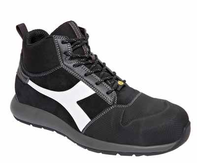 127 d- high S3 SRC HRO ESD cod. 701.175400 col.c0200 nero-nero/negro-negro/czarny-czarny Calzatura di sicurezza alta S3 in pelle scamosciata, protezione della punta. Puntale in alluminio 200J.