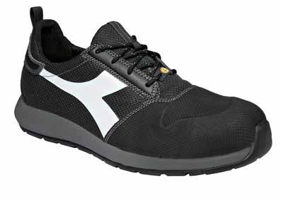 129 d- low S1P SRC HRO ESD cod. 701.173531 col.c0200 nero-nero/negro-negro/czarny-czarny Calzatura di sicurezza alta S1P in tessuto rete traspirante, protezione della punta. Puntale in alluminio 200J.