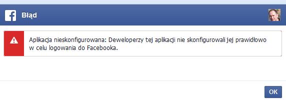 Wiąże się to z tym, że nasza aplikacja nie została jeszcze udostępniona publicznie.