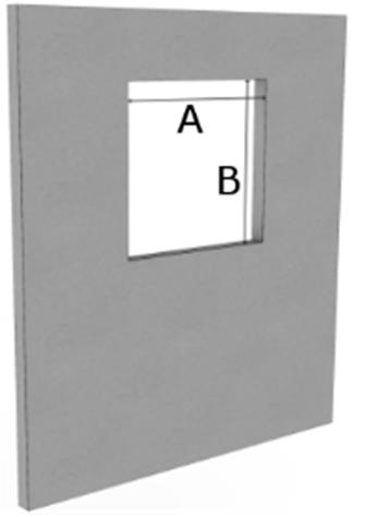 2,5-5,0 m KM S: A=B=425; KM L: A=B=515; KM XL: