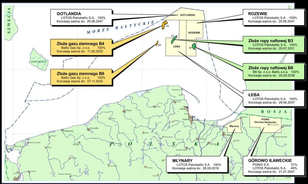 Równolegle, aktualna struktura biznesowa Segmentu wspiera rozwój przez LOTOS Petrobaltic kompetencji inżyniersko-wykonawczo-projektowych dla sektora offshore, docelowo z możliwością świadczenia usług