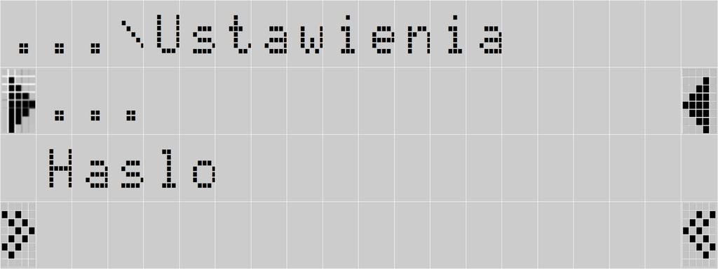 3 4 FTP WWW Czas oczekiwania Port komend Port danych Port 9.. 36... 3... 3 8... 3 6s 5 8 8.7 Tryb Modbus W opcjach wybrać tryb Modbus i wybór zatwierdzić przyciskiem. ys.. Ekran trybu Modbus Lp.