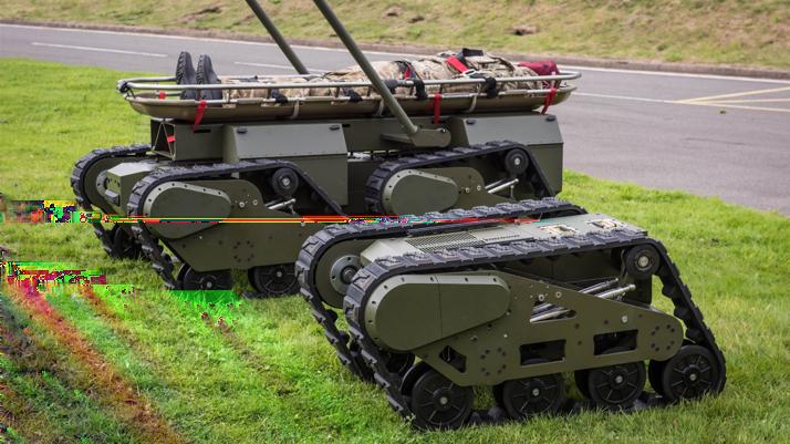 Ironclad UGV Fot. BAE Systems PLC Prędkość maksymalna Ironclada sięga 60 km/h (od 0 d0 30 km/h osiąga w 2 s).