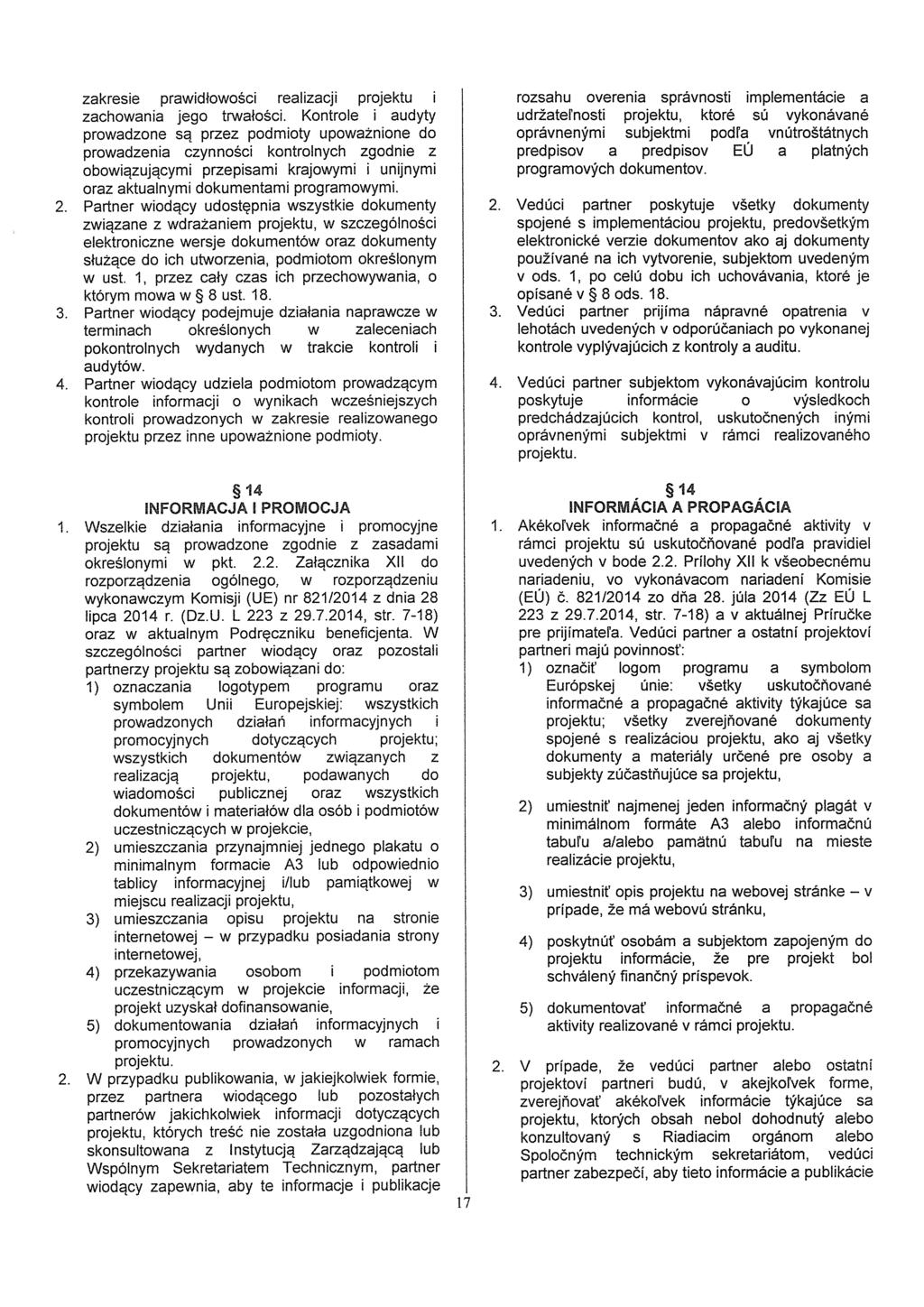 zakresie prawldtowosci realizacji projektu i zachowania jego trwalosci.