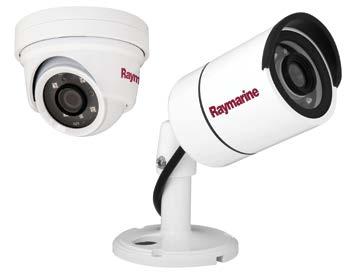 Integracja typu plug and play ze wskaźnikami wielofunkcyjnymi Raymarine wyposażonymi w interfejs użytkownika Lighthouse II. Zasilanie Power over Ethernet (PoE) lub bezpośrednio z 12 V DC.