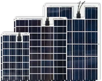 żaglu) Wyjątkowa wydajność i niewielka waga Idealnie sprawdzają się jako niezależne źródło zasilania w energię elektryczną na łodziach, jachtach, kamperach Bezawaryjne, wodoodporne i bezgłośne