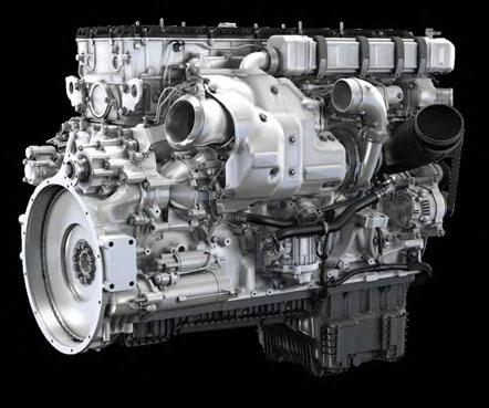 Efektywny, oszczędny silnik Diesla Mercedes-Benz (MTU) o mocy 480 kw / 653 KM