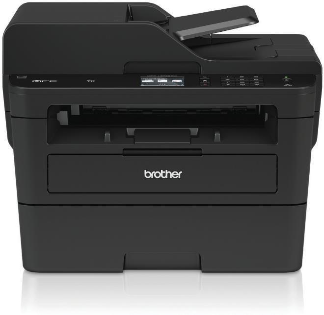 Kompaktowe, monochromatyczne urządzenie laserowe 4 w 1 MFC-L2752DW doskonale sprawdzi się w tętniących życiem domach lub małych biurach.
