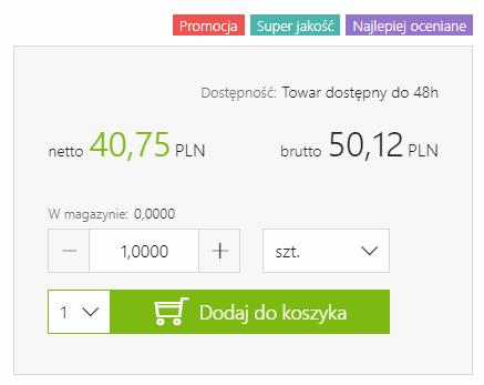 2.9 Flagi promocyjne towarów Na szczegółach produktu prezentowane są flagi promocyjne wskazane na karcie towaru w systemie ERP. 2.10 Obsługa zdjęć pełnoekranowych W Comarch B2B 2018.