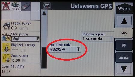 Przewiń menu do momentu pojawienia się