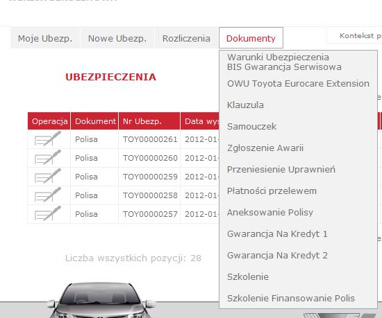 Krok 12 Warunki ubezpieczenia, które musi posiadać Klient można