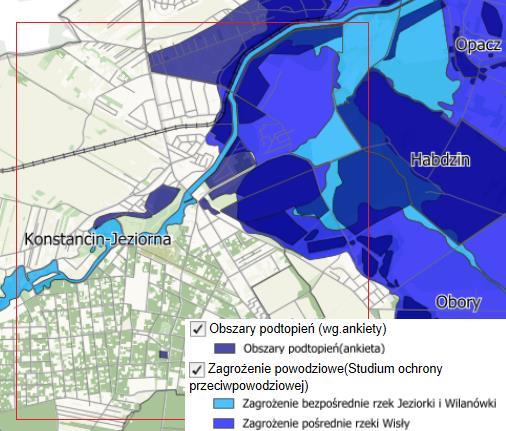 Stan/potencjał ekologiczny wszystkich ocenianych JCWP występujących w obrębie Gminy Konstancin-Jeziorna oceniono poniżej stanu dobrego.