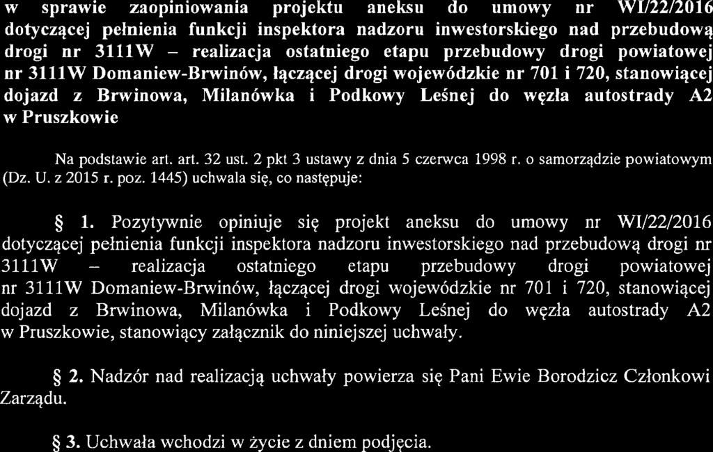 1445) uchwala się, co następuje: g 1.