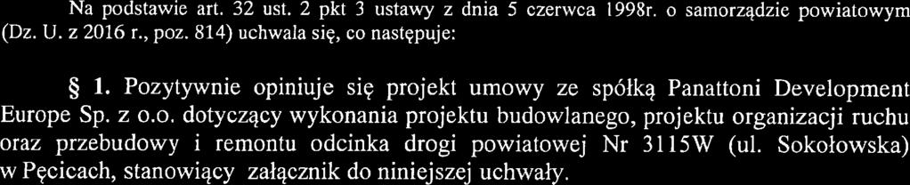 Uchwała nr,4xo/..4qg:g./2016 Zarządu Powiatu Pruszkowskiego z dnia 3ę?C:m. 2016 r.
