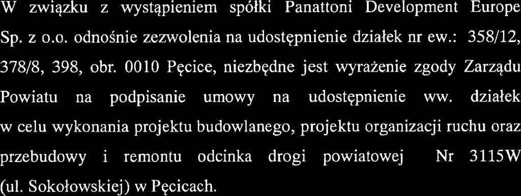 podpisanie umowy na udostępnienie ww.