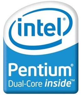Wysoką wydajność w aplikacjach biurowych i multimedialnych zapewnia wysoko taktowany dwurdzeniowy procesor Intel Pentium Dual-Core.
