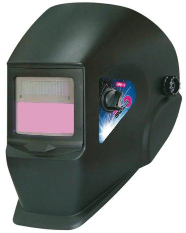 Akcesoria ADF 600S Samościemniająca przyłbica spawalnicza Doskonale chroni oczy, twarz, szyję przed szkodliwym promieniowaniem i rozpryskiem podczas spawania oraz przed iskrami podczas szlifowania.