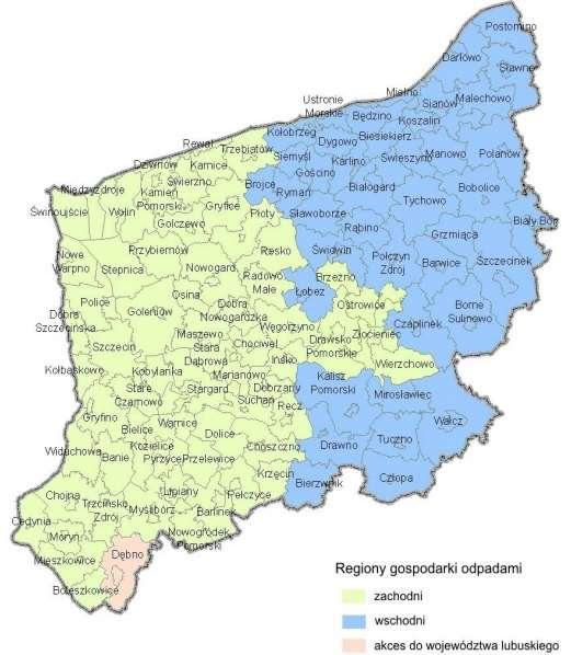 W przypadku braku instalacji spełniającej kryteria regionalnej, powyższe odpady mogą być kierowane do instalacji zastępczej obsługi regionu do czasu wybudowania nowych lub modernizacji istniejących