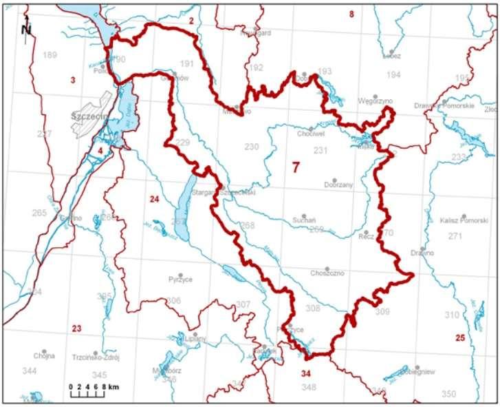 Stan wyjściowy - wody podziemne Gmina Miasto położona jest w obrębie dwóch