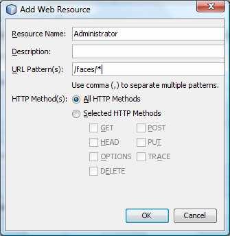 5.2. Dodanie kolekcji autoryzowanych adresów URL za pomocą opcji Web Resources