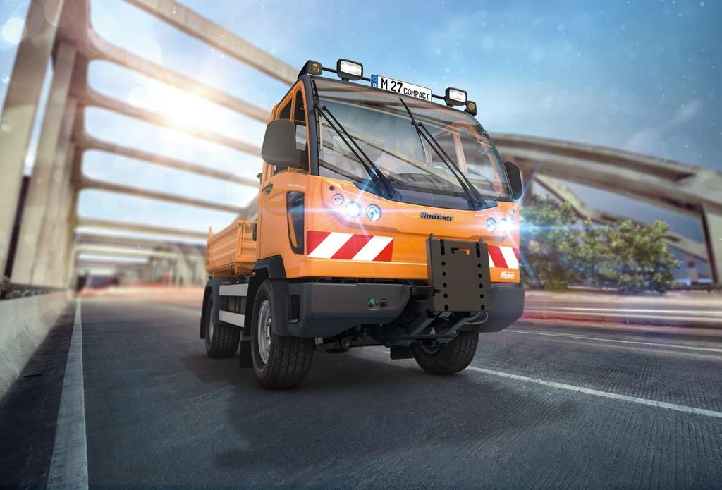 M27compact Pojazd w klasie 3,5 t Wyposażony tak,