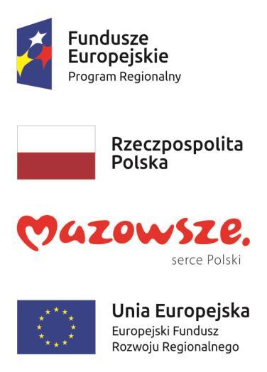 dole. Logo marki Mazowsze umieszczasz pomiędzy barwami RP a znakiem UE.