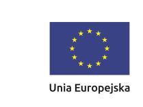Rozwiązanie nr 2 Rozwiązanie drugie polega na tym, aby w widocznym miejscu umieścić flagę UE tylko z napisem Unia Europejska według jednego z następujących wzorów: Dodatkowo na stronie